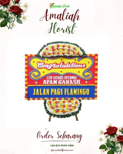 Bunga Papan Congratulation di Rajasinga